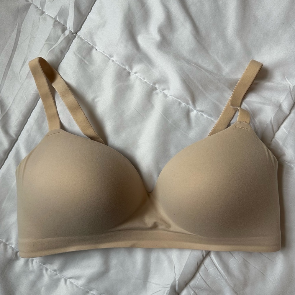 Soma Classic Nude Bra - Enbliss Wireless Stay-Put Bra Nude 40C
